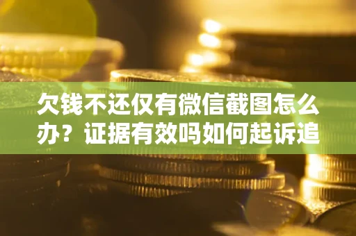 武汉欠钱不还仅有微信截图怎么办？证据有效吗如何起诉追回欠款？