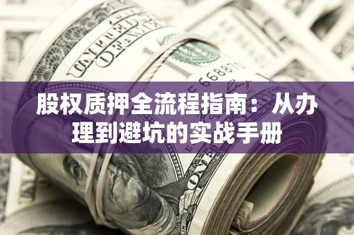 武汉股权质押全流程指南：从办理到避坑的实战手册