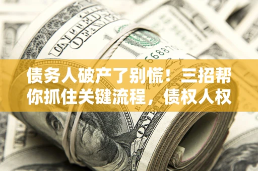 武汉债务人破产了别慌！三招帮你抓住关键流程，债权人权益不再缩水