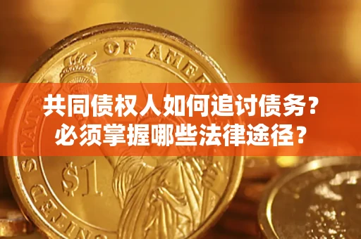 武汉共同债权人如何追讨债务？必须掌握哪些法律途径？