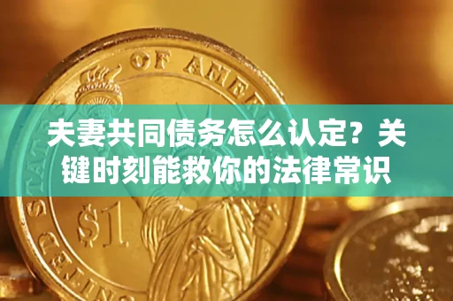 武汉夫妻共同债务怎么认定？关键时刻能救你的法律常识